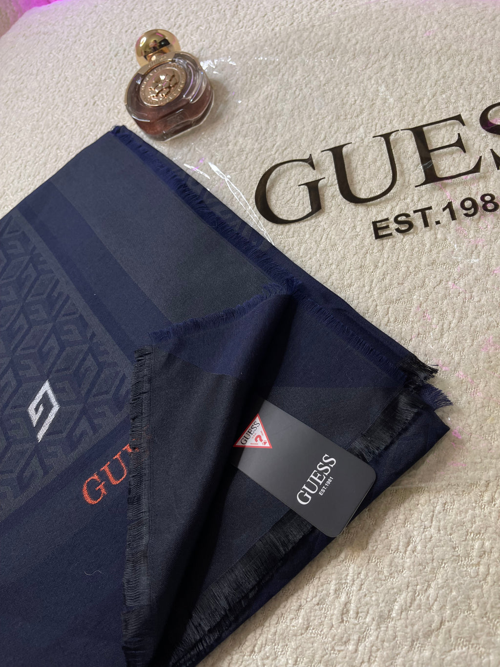Étole Guess Bleu Marine