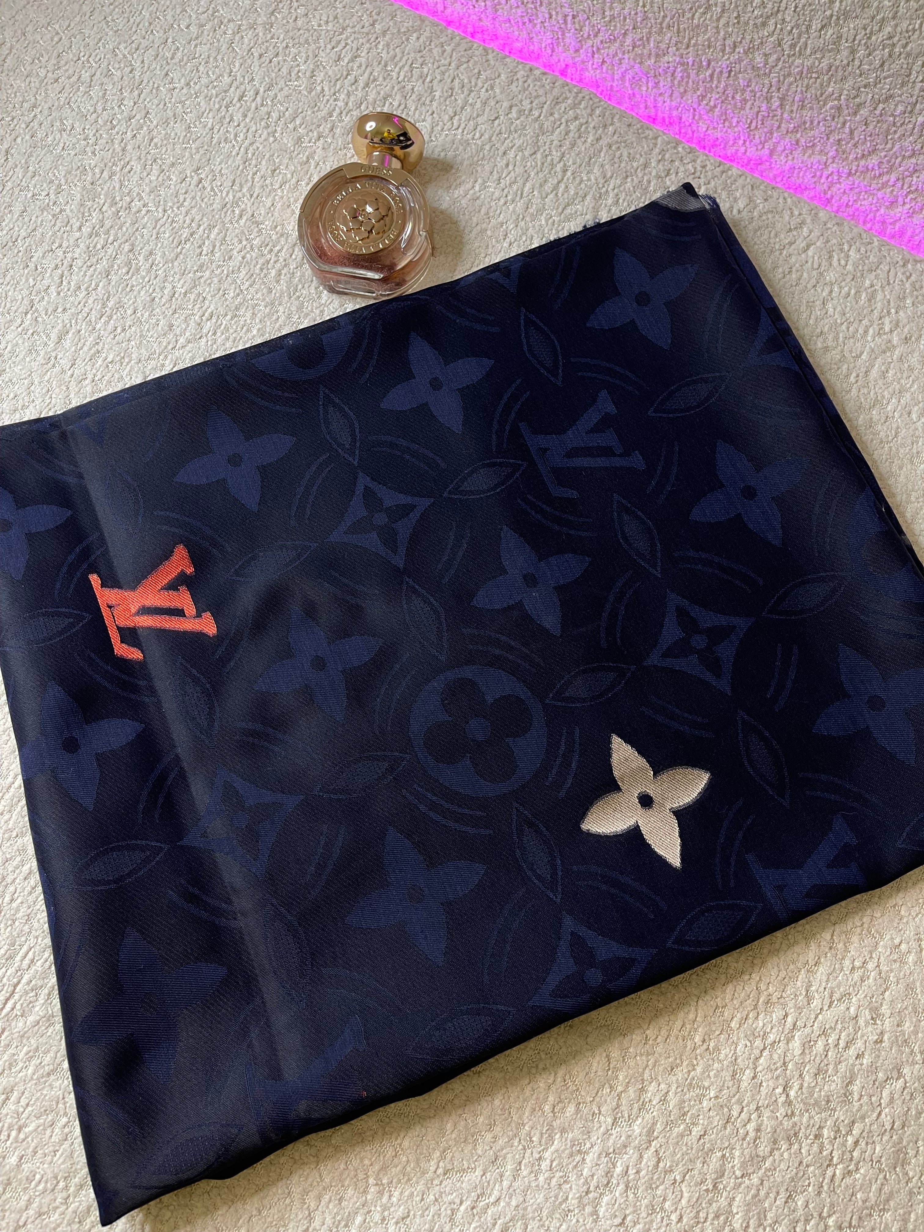 Étole lv Monogram blue