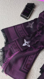 Étole LV Rose&Noir